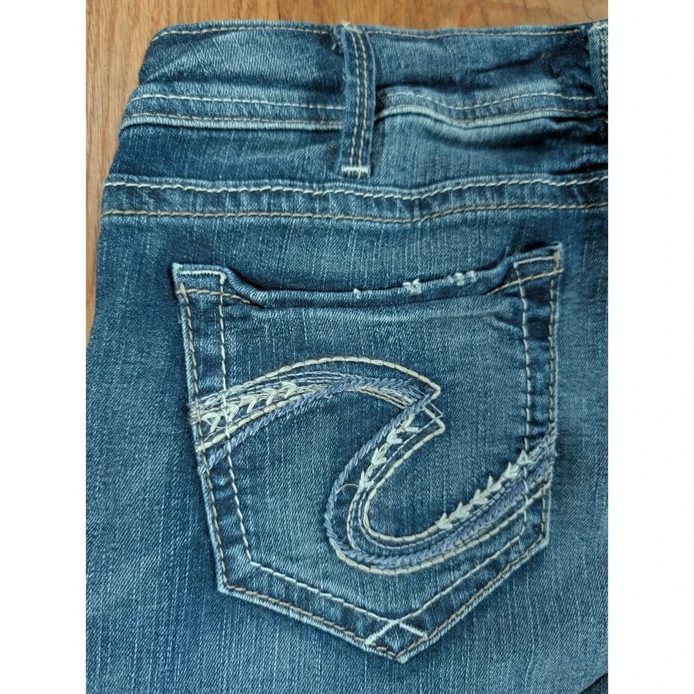 NWT Silver Jeans Tuesday Low Rise Slim Boot Jeans Womens W32 L31 Medium Wash